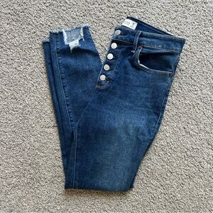 Abercrombie & Fitch denim skinny jeans, high rise super skinny ankle jeans